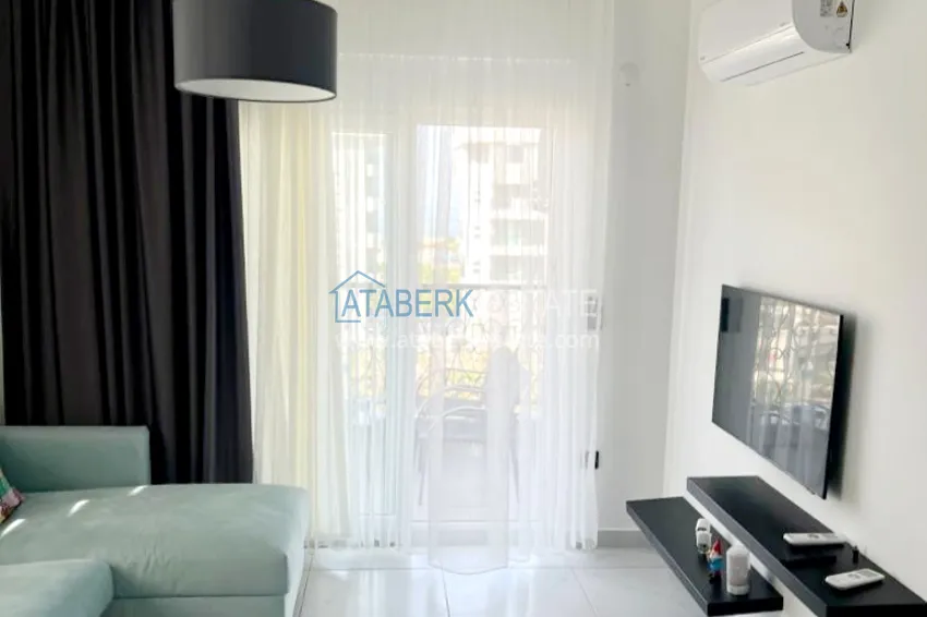 Kupuj  Apartament 1+1 z nowymi meblami i widokiem na morze w Alanyi, dzielnica Kargicak — 350 metrów od wybrzeża  10 