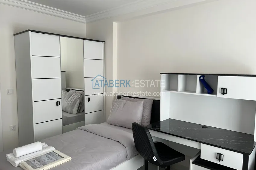 Kupuj  Umeblowane mieszkanie 2+1 w kompleksie przy plaży, dzielnica Mahmutlar — Alanya 8 