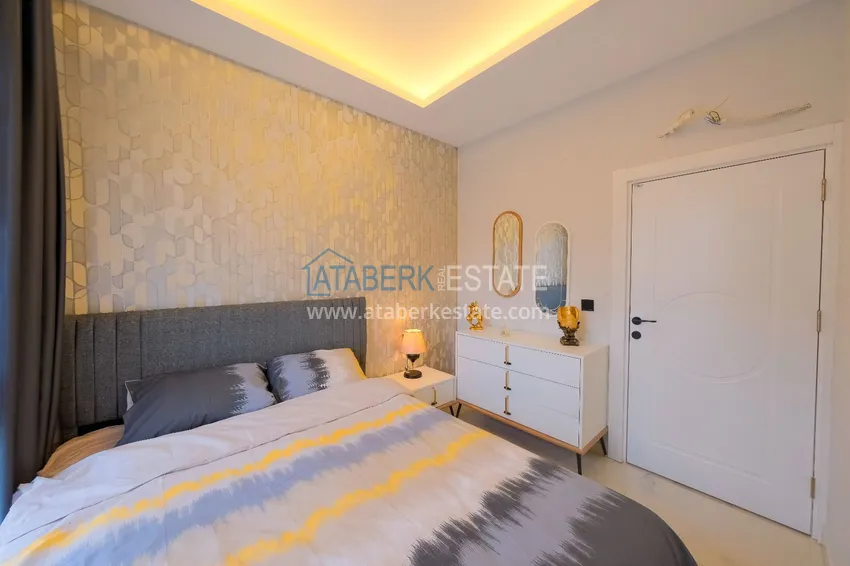 Kupuj  Jednopokojowy apartament z nowoczesnym wnętrzem w obszarze otwartym na pozwolenia na pobyt — Oba, Alanya 10 