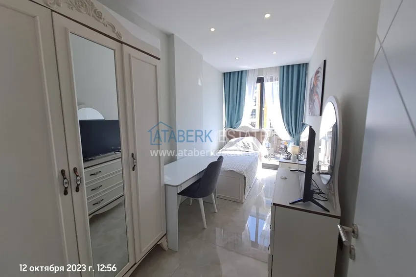 Kupuj Umeblowany apartament 2+1 z widokiem na morze przy plaży, dzielnica Mahmutlar — Alanya 9