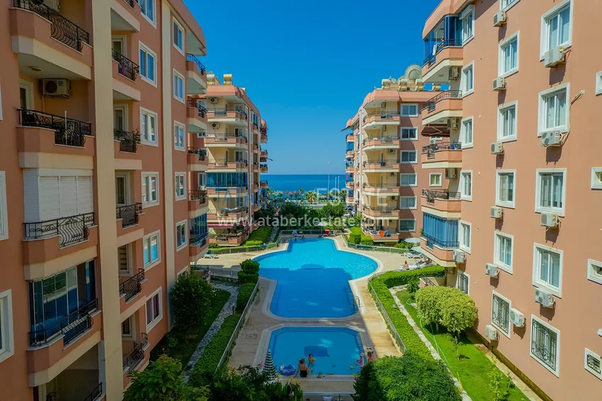 Umeblowane mieszkanie 2+1 w kompleksie przy plaży, dzielnica Mahmutlar — Alanya 9 