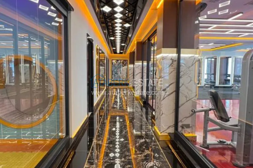 1+1 umeblowane mieszkanie w kompleksie premium, dzielnica Mahmutlar — Alanya  11 