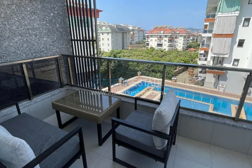 Kupuj  Jednopokojowe mieszkanie do wynajęcia w nowoczesnym kompleksie mieszkalnym — Alanya, dzielnica Oba nr 13 11 