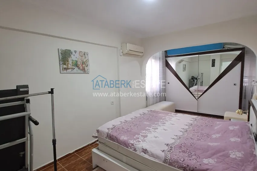 Kupuj  Квартира 2+1 в центре Алании с мебелью, отдельной кухней и застекленным балконом  16 