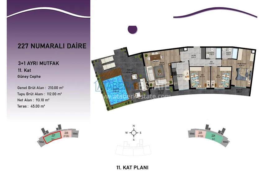 Kupuj taniej Prezentujemy unikalny projekt w dzielnicy Altintash - kompleks premium 1 