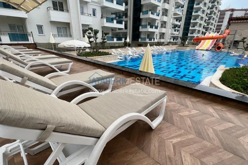 1+1 umeblowane mieszkanie w kompleksie premium, dzielnica Mahmutlar — Alanya  4 