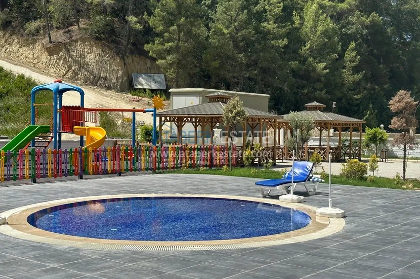 Umeblowany apartament 1+1 z widokiem na góry, dzielnica Avsallar — Alanya 4 