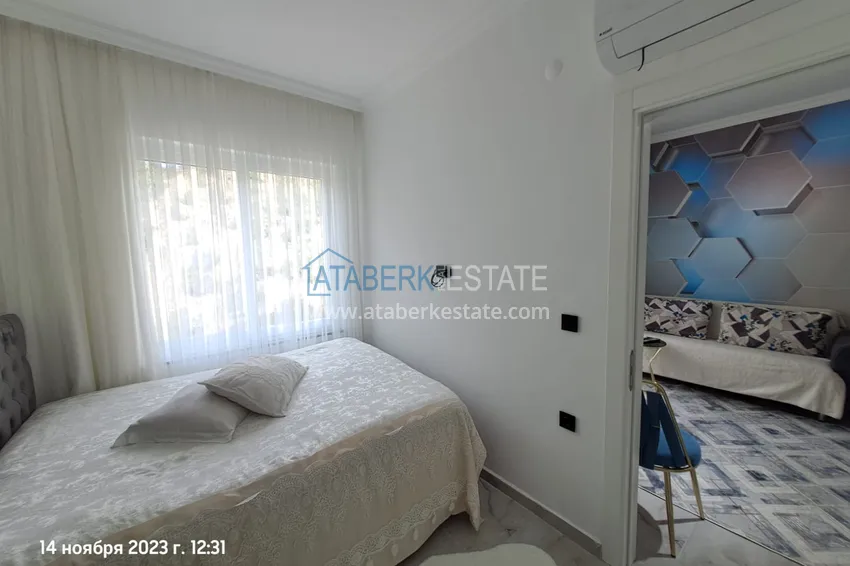 Kupuj Umeblowany apartament 1+1 z widokiem na góry, dzielnica Avsallar — Alanya 5 