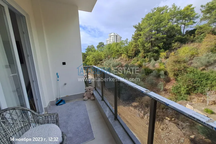 Kupuj Umeblowany apartament 1+1 z widokiem na góry, dzielnica Avsallar — Alanya 8 