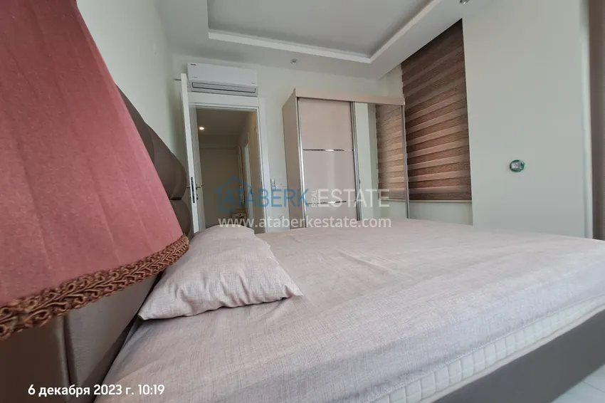 Kupuj  2+1 odwrócony duplex z widokiem na morze i góry w ultra-luksusowym kompleksie z prywatną plażą, dzielnica Kestel — Alanya 11 