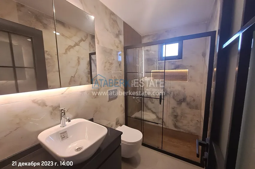 Kupuj  Dwupoziomowy penthouse w centrum Alanyi, Plaża Kleopatra 200 metrów 12 