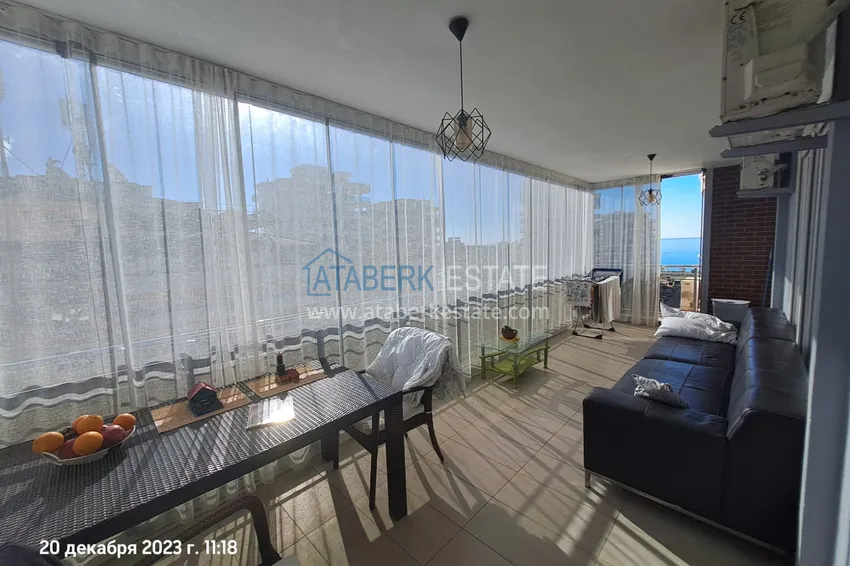 Kupuj  Dwupokojowy apartament z meblami, widokiem na morze i góry 250 metrów od wybrzeża — dzielnica Mahmutlar 12 