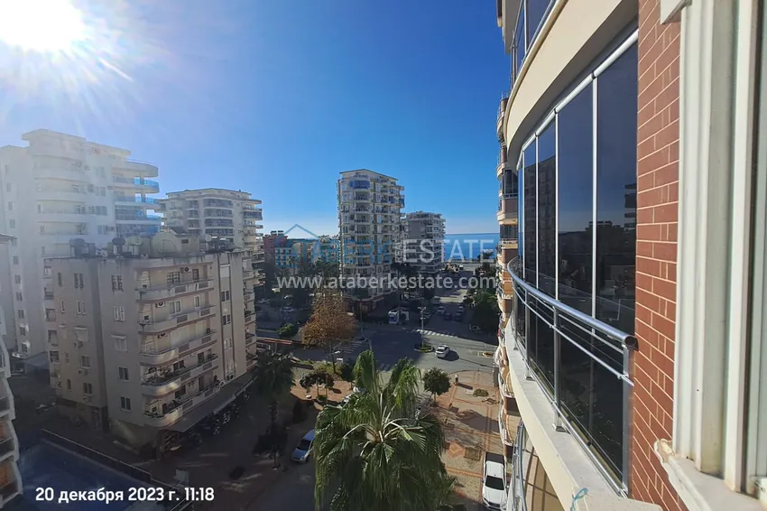 Kupuj  Dwupokojowy apartament z meblami, widokiem na morze i góry 250 metrów od wybrzeża — dzielnica Mahmutlar 13 