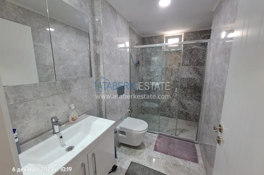 Kupuj  2+1 odwrócony duplex z widokiem na morze i góry w ultra-luksusowym kompleksie z prywatną plażą, dzielnica Kestel — Alanya 14 