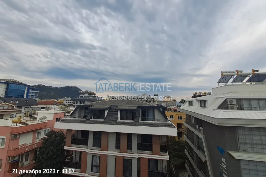 Kupuj  Dwupoziomowy penthouse w centrum Alanyi, Plaża Kleopatra 200 metrów 17 