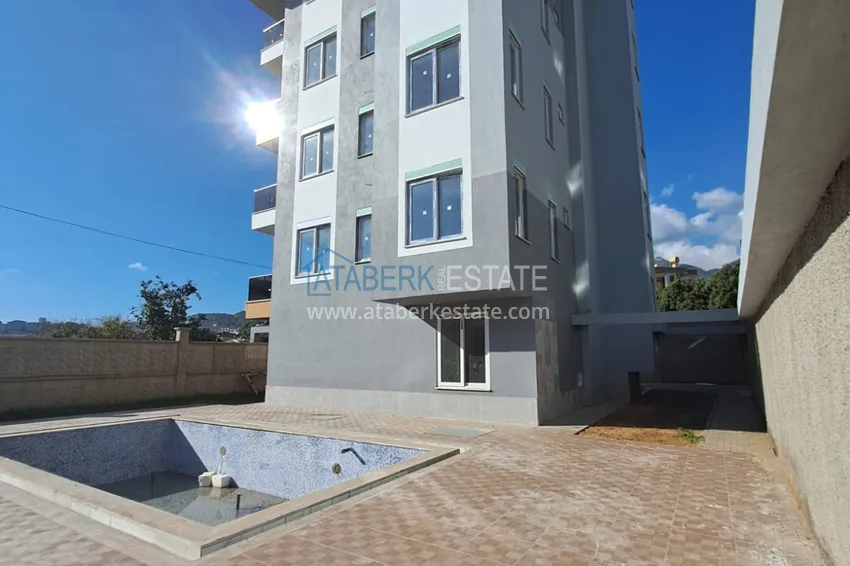 Jednopokojowy apartament z nowymi meblami i widokiem na góry - dzielnica Oba, Alanya 3 