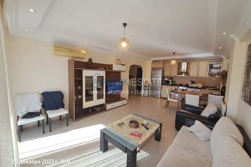 Kupuj  Dwupokojowy apartament z meblami, widokiem na morze i góry 250 metrów od wybrzeża — dzielnica Mahmutlar 4 