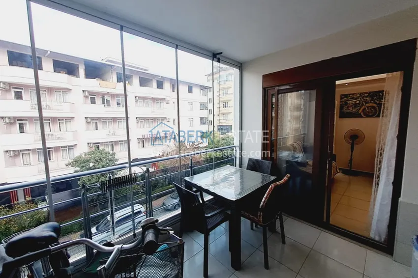 Kupuj  Apartament z jedną sypialnią z meblami i przeszklonym balkonem w Oba, Alanya 10 