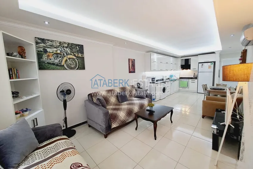 Kupuj  Apartament z jedną sypialnią z meblami i przeszklonym balkonem w Oba, Alanya 3 