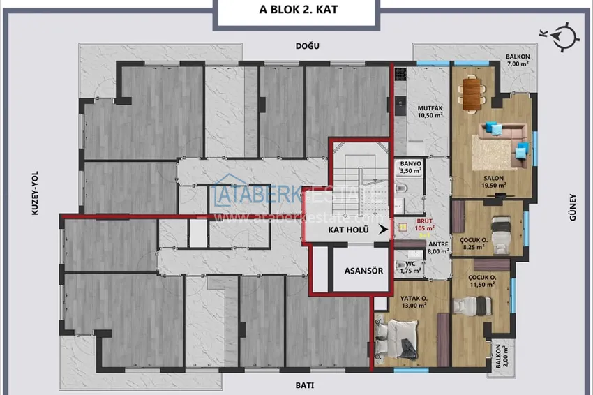 Kupuj taniej Nowy projekt kompleksu mieszkalnego w centrum Antalyi - dzielnica Muratpasa  7 