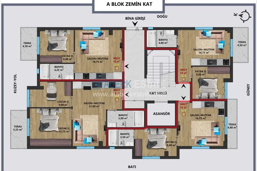Kupuj taniej Nowy projekt kompleksu mieszkalnego w centrum Antalyi - dzielnica Muratpasa  8 