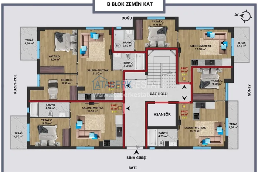Kupuj taniej Nowy projekt kompleksu mieszkalnego w centrum Antalyi - dzielnica Muratpasa  9 