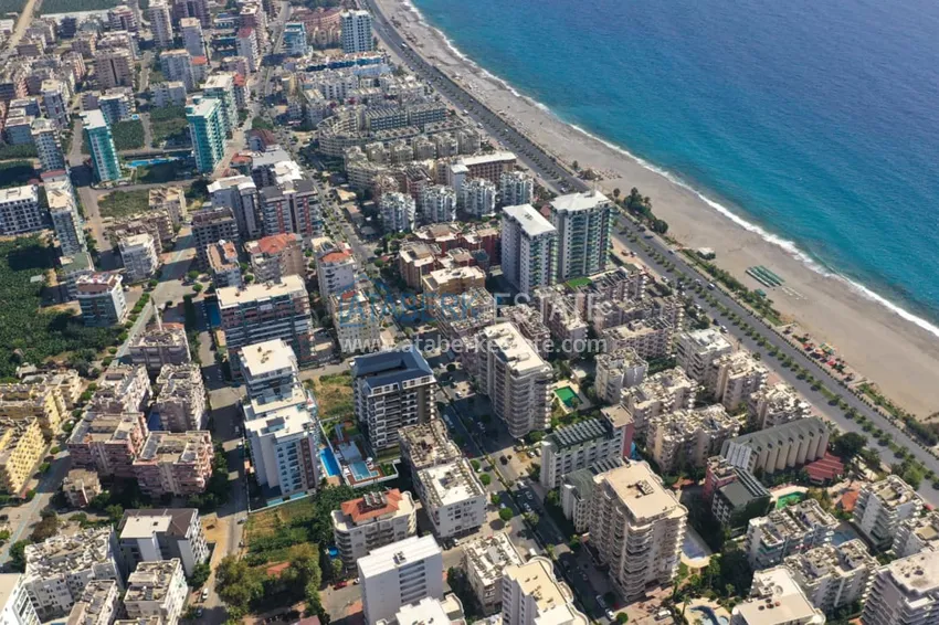 Umeblowany apartament z dwiema sypialniami 200 metrów od morza — Alanya, dzielnica Mahmutlar 1 