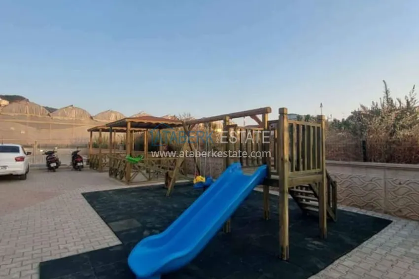 Gotowe mieszkanie 1+1 w nowym budynku — Alanya, dzielnica Kargicak 4 