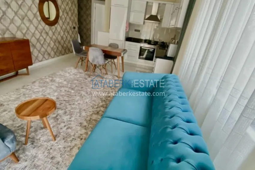 Kupuj Jednopokojowy apartament z nowoczesnym wnętrzem w centrum Alanyi — 400 metrów od plaży Kleopatra 3