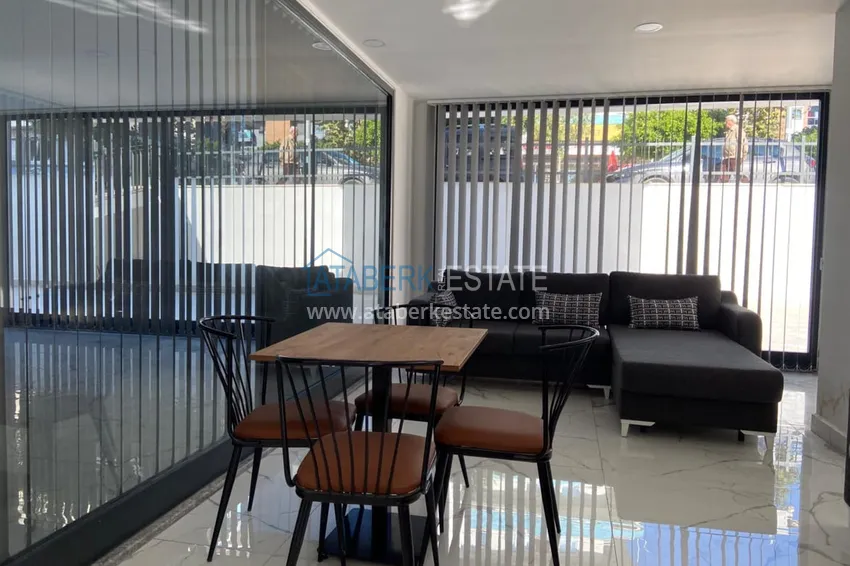 Umeblowany apartament typu studio w centrum Alanyi 250 metrów od morza 7 