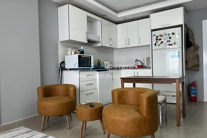 Kupuj  Umeblowany apartament z jedną sypialnią 300 metrów od morza - centrum Alanyi, plaża Kleopatra  6 