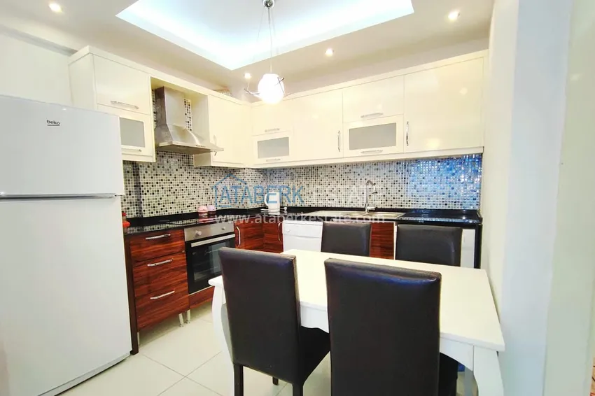 Kupuj  Apartament 1+1 z meblami i przeszklonym balkonem 450 metrów od morza — Mahmutlar, Alanya 10 