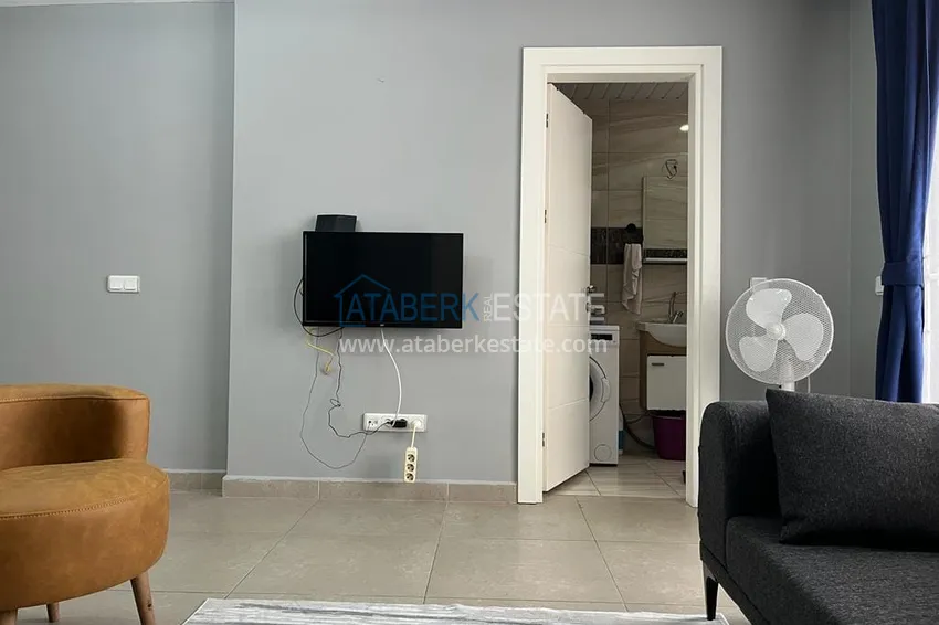 Kupuj  Umeblowany apartament z jedną sypialnią 300 metrów od morza - centrum Alanyi, plaża Kleopatra  8 