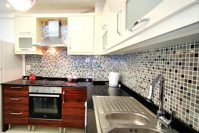 Kupuj  Apartament 1+1 z meblami i przeszklonym balkonem 450 metrów od morza — Mahmutlar, Alanya 12 