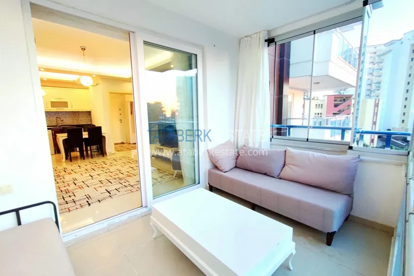 Kupuj  Apartament 1+1 z meblami i przeszklonym balkonem 450 metrów od morza — Mahmutlar, Alanya 13 