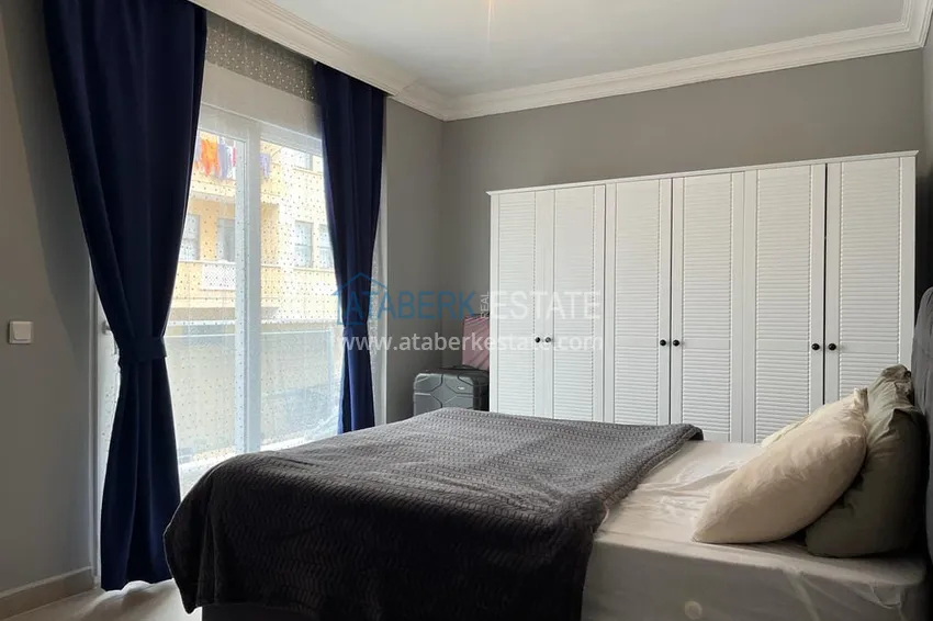 Kupuj  Umeblowany apartament z jedną sypialnią 300 metrów od morza - centrum Alanyi, plaża Kleopatra  12 
