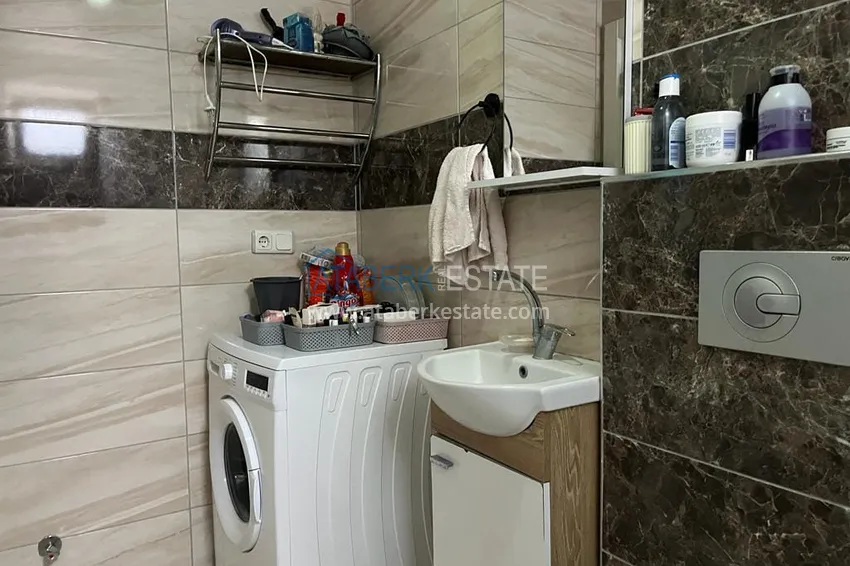 Kupuj  Umeblowany apartament z jedną sypialnią 300 metrów od morza - centrum Alanyi, plaża Kleopatra  14 