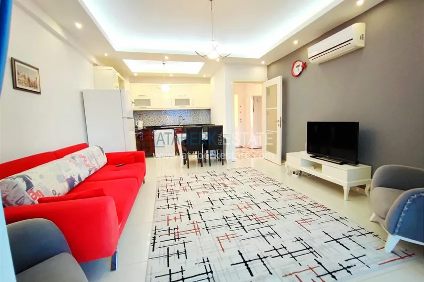 Kupuj  Apartament 1+1 z meblami i przeszklonym balkonem 450 metrów od morza — Mahmutlar, Alanya 4 