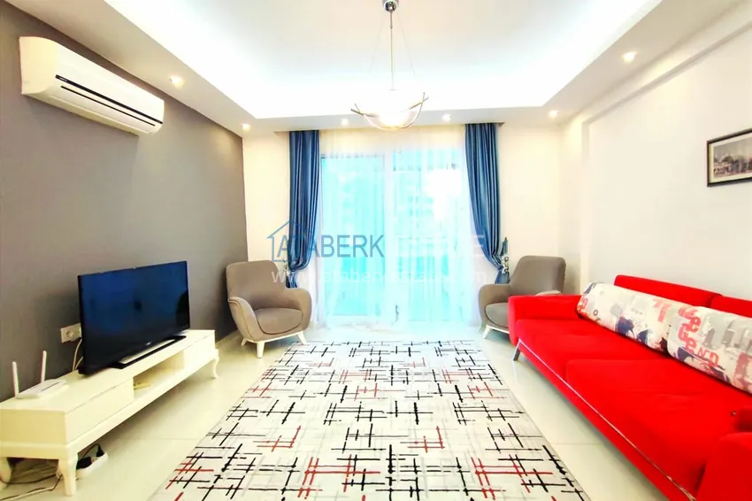 Kupuj  Apartament 1+1 z meblami i przeszklonym balkonem 450 metrów od morza — Mahmutlar, Alanya 7 