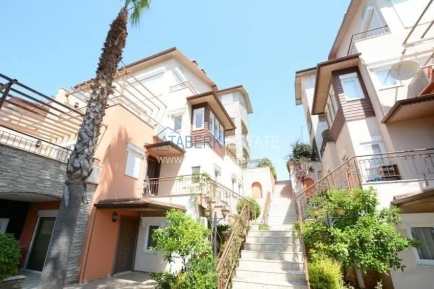 Dwupoziomowy apartament z meblami, oddzielną kuchnią i widokiem na morze - Alanya, dzielnica Turkler 12 