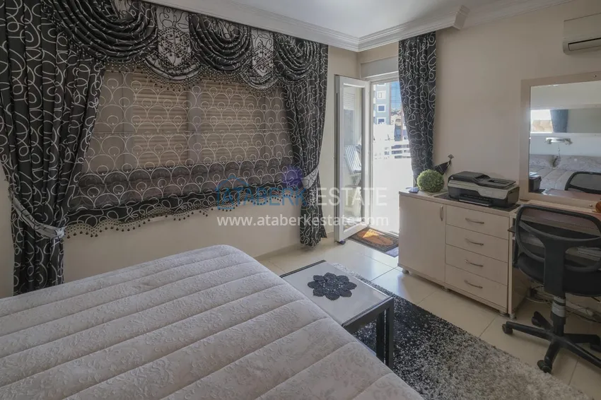 Kupuj  Apartament 2+1 z meblami, przeszklonym balkonem i widokiem na morze, centrum Alanya 11 