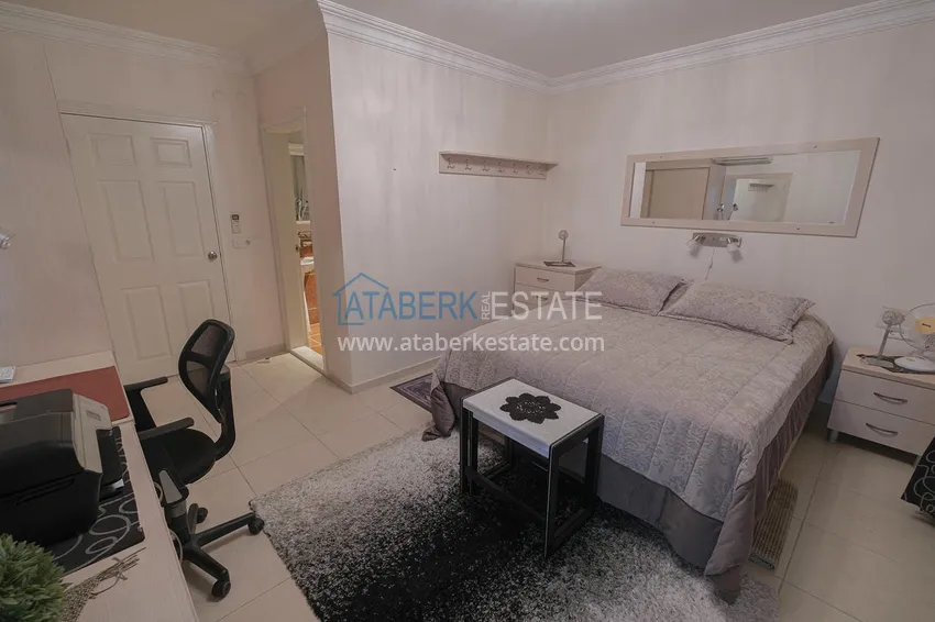 Kupuj  Apartament 2+1 z meblami, przeszklonym balkonem i widokiem na morze, centrum Alanya 12 