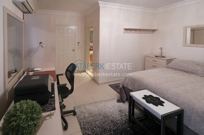 Kupuj  Apartament 2+1 z meblami, przeszklonym balkonem i widokiem na morze, centrum Alanya 13 