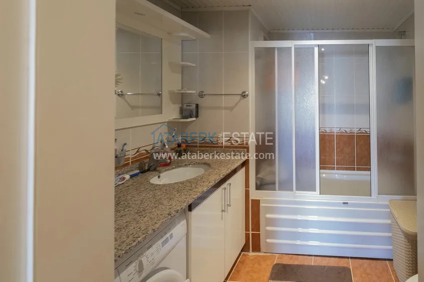 Kupuj  Apartament 2+1 z meblami, przeszklonym balkonem i widokiem na morze, centrum Alanya 15 