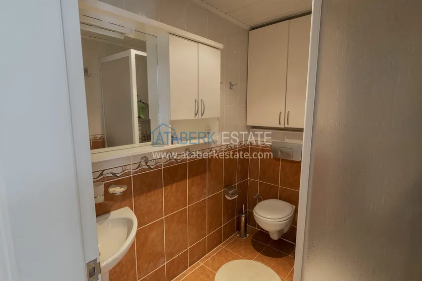 Kupuj  Apartament 2+1 z meblami, przeszklonym balkonem i widokiem na morze, centrum Alanya 16 