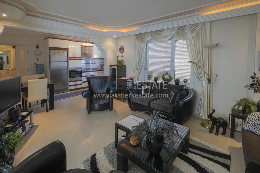 Kupuj  Apartament 2+1 z meblami, przeszklonym balkonem i widokiem na morze, centrum Alanya 3 