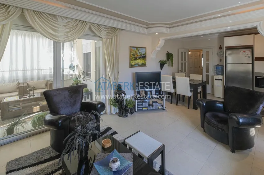 Kupuj  Apartament 2+1 z meblami, przeszklonym balkonem i widokiem na morze, centrum Alanya 5 