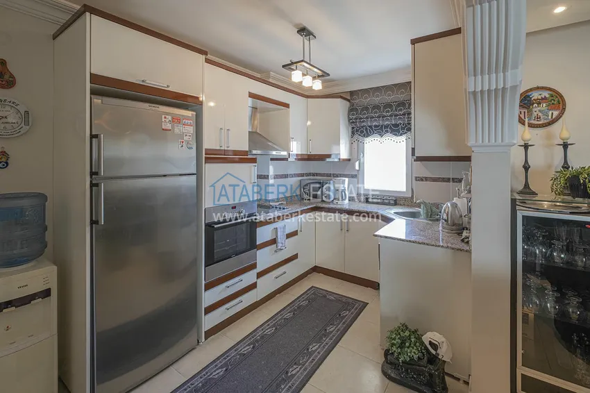 Kupuj  Apartament 2+1 z meblami, przeszklonym balkonem i widokiem na morze, centrum Alanya 7 