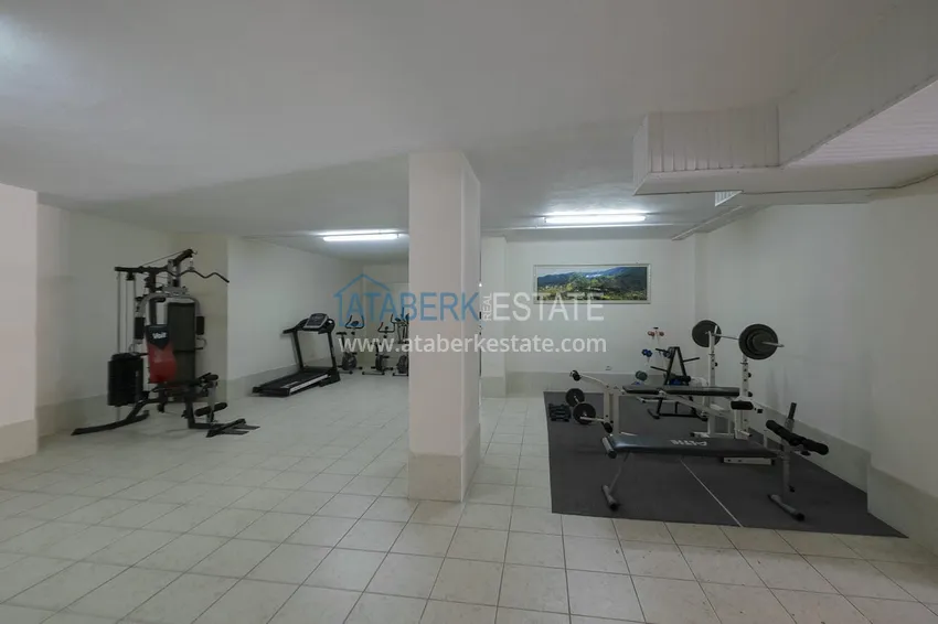 Apartament 2+1 z meblami, przeszklonym balkonem i widokiem na morze, centrum Alanya 9 