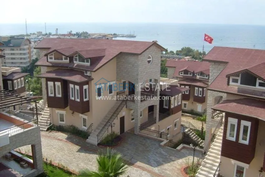 Dwupoziomowy apartament z meblami, oddzielną kuchnią i widokiem na morze - Alanya, dzielnica Turkler 9 